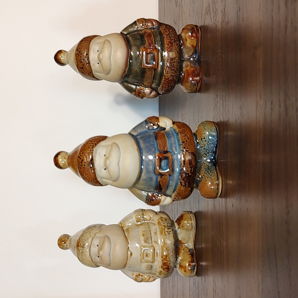 Vintage Glazed Pottery Ceramic Santa Claus Christmas Decor - Picture 1 of 9